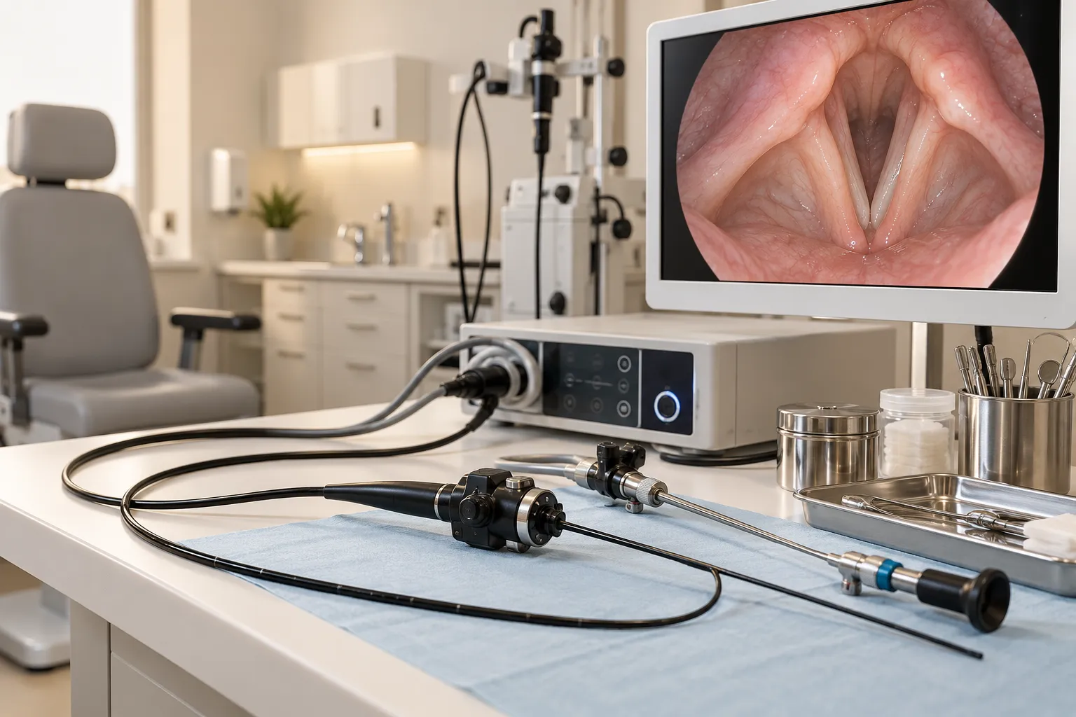 Imagen editorial sobre La cirugía de los senos paranasales o cirugía de la sinusitis.